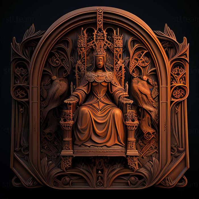 3D модель Гра Бурштиновий трон (STL)